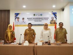 Wujudkan Pasar Sehat, Dinkes Bersama Disdagkop-UKMP Lutim Gelar Rakor