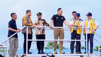 Tinjau IPAL Losari, Menteri AHY Disambut Langsung Plt Dirut Perumda Air Minum Makassar