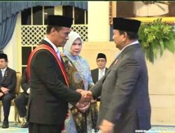 Membanggakan, Mentan Amran Terima Anugerah Bintang Mahaputra Adipurna dari Presiden Prabowo