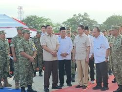 Taruna Ikrar Sidak dan Konsolidasi di Batam, di Hadapan Menhan Sjafrie Komitmen Jaga Keamanan Sbat dan Pangan Nasional Jelang Idulfitri