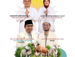 Karebosi Jadi Pusat Salat Idul Adha Kota Makassar, Kurban Presiden Disembelih di Masjid At-Taqwa