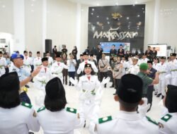 70 Paskibraka Makassar Siap Kibarkan Merah Putih di Karebosi