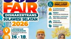 Sambut 357 Tahun Provinsi Sulawesi Selatan, Disnakertrans Gelar Job Fair 2026